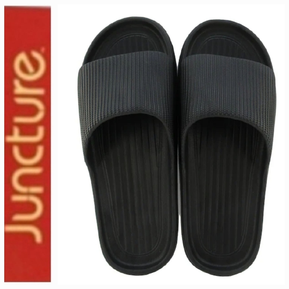 Juncture Black Slide Cloud Sandals L (11/12)